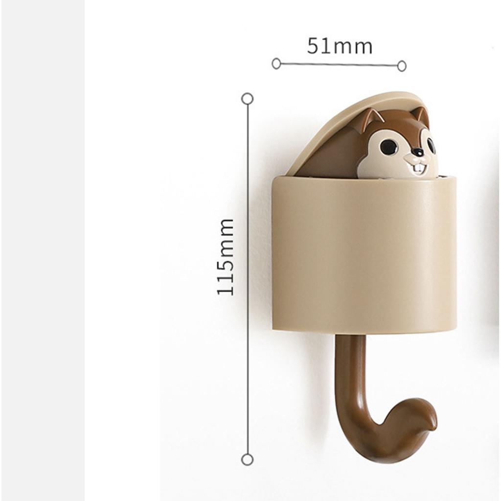   Shaped Coat Hooks Lovely No Hole Punch Self Adhesive   Wall Decoration Hook for Key