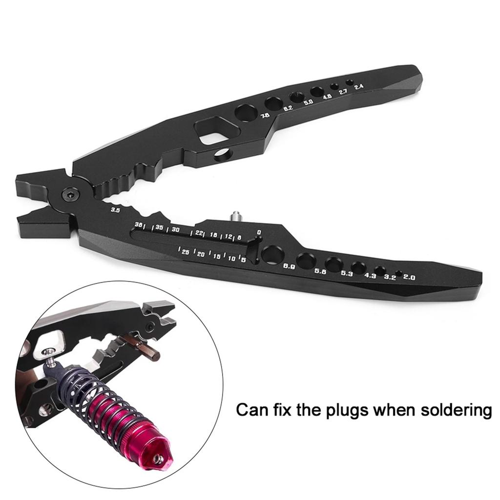 Multifunction Shocks Struts Damper Pliers Head Pliers Clip Fit for Car(Black )