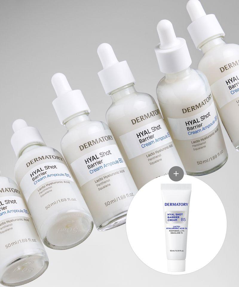 [2 Pack] Hyalshot Barrier Cream Ampoule B5 50ml [Gift] Hyalshot Cream 10ml