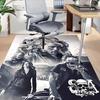 1pc Sons of Anarchy Themed Office Carpet Chair Mats - Durable Polyester Rug for Home Theater, Office, Dorm Room Decor - tA10