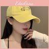 Embroidered Yellow Trendy Cat Baseball Hat For Women Perfect Summer Casual Wear