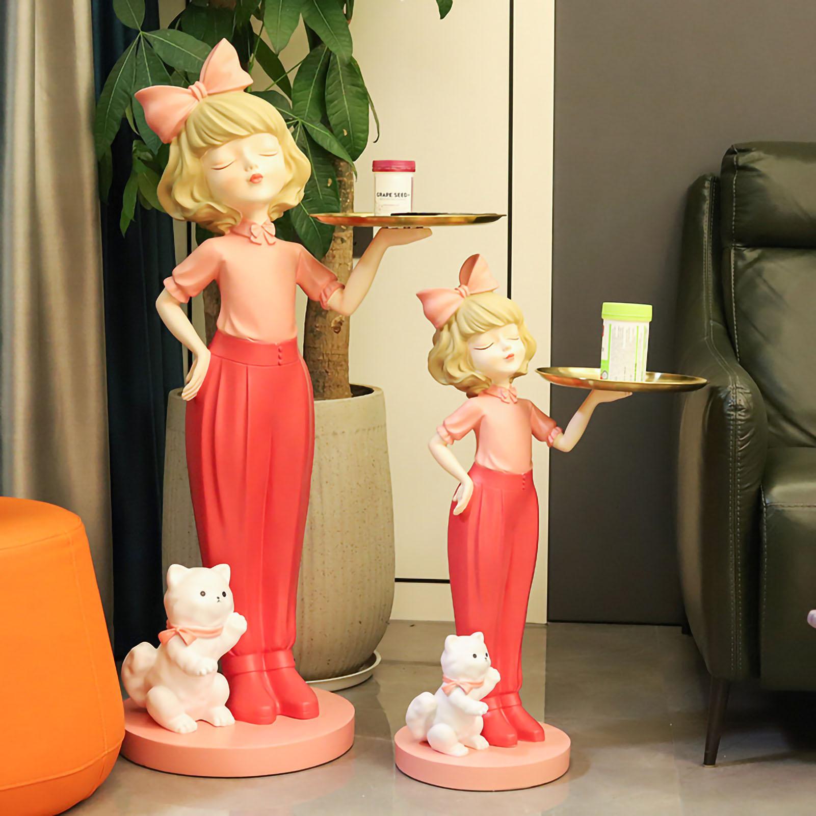 

Поднос для хранения бантиков для девочек украшения Экологичная смола термостойкость Большой напольный поднос