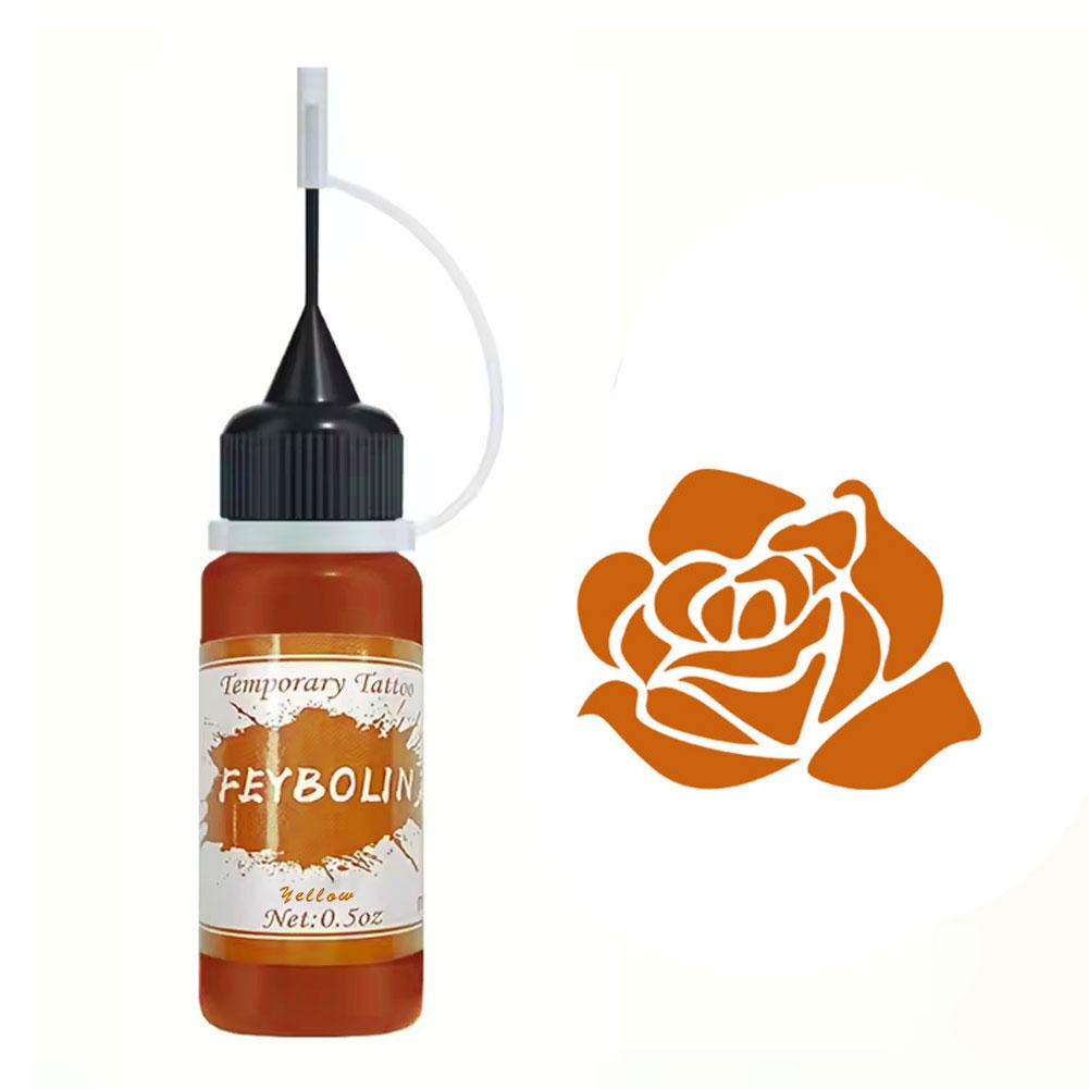 Henna Tattoo Gel Schweißfest Temporär Lang Anhaltend Körperkunst Farbe Wasserdicht DIY Alle Hauttypen