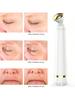 2026 Mini Electric Vibration Eye Massager Wrinkle Dark Circle Pen Removal Rejuvenation Eye Massager Battery-powered (Without Bat