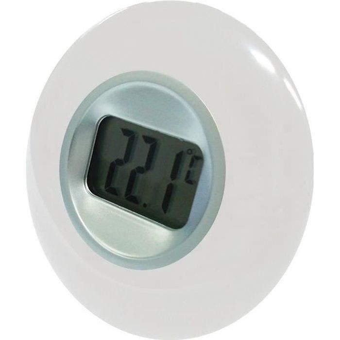 Thermomètre D'intérieur D: 77m Écran LCD - Blanc
