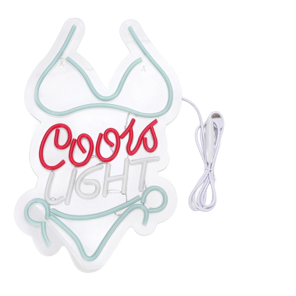 Wall Decor Neon Sign Low Noise USB Cable Multifunctional LED Neon Sign Aesthetic Room Decor for Office Bars