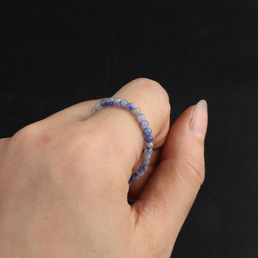 Isolation Beads 2 MM Natural Stone Sodalite Round Beads For Jewelry Making DIY Necklace Bracelet Earrings Accessory