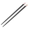 1 Pair of  Japanese Style Sakura  Pattern Reusable Durable Wooden Chopsticks (Pink)