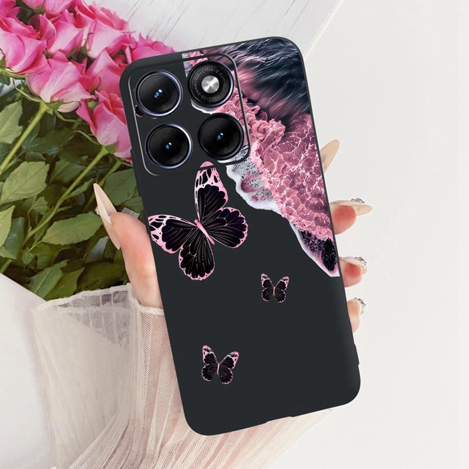 Flower Cartoon Fashion Design Phone Case For Motorola Moto Edge 70 Fusion Fusion+ Plus Funda Soft Silicone Shockproof Back Cover