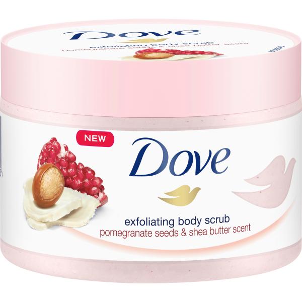 Dove Body Scrub Pomegranate & Shea Butter 225ml