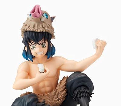 SEGA Demon Kimetsu No Yaiba Premium Chokonose Figure Inosuke Tsukihira Slayer