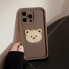 Applicable To 15 IPhone 17 Three-dimensional Bear 15pro Max Doll 13 Cartoon 16 All Inclusive XR