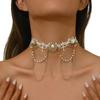Delicate Lolita Style Adjustable White Lace Necklace With Alloy Clasp For Weddings Parties And Casual Outfits