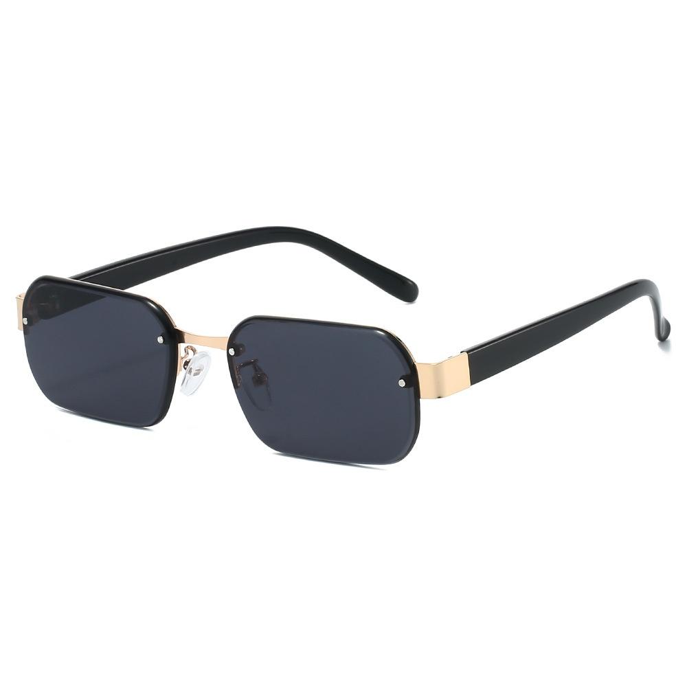 New Fashion Retro Rectangular Women Sunglasses Y2K Luxury Brand UV400 Protection Personalized Frame Design