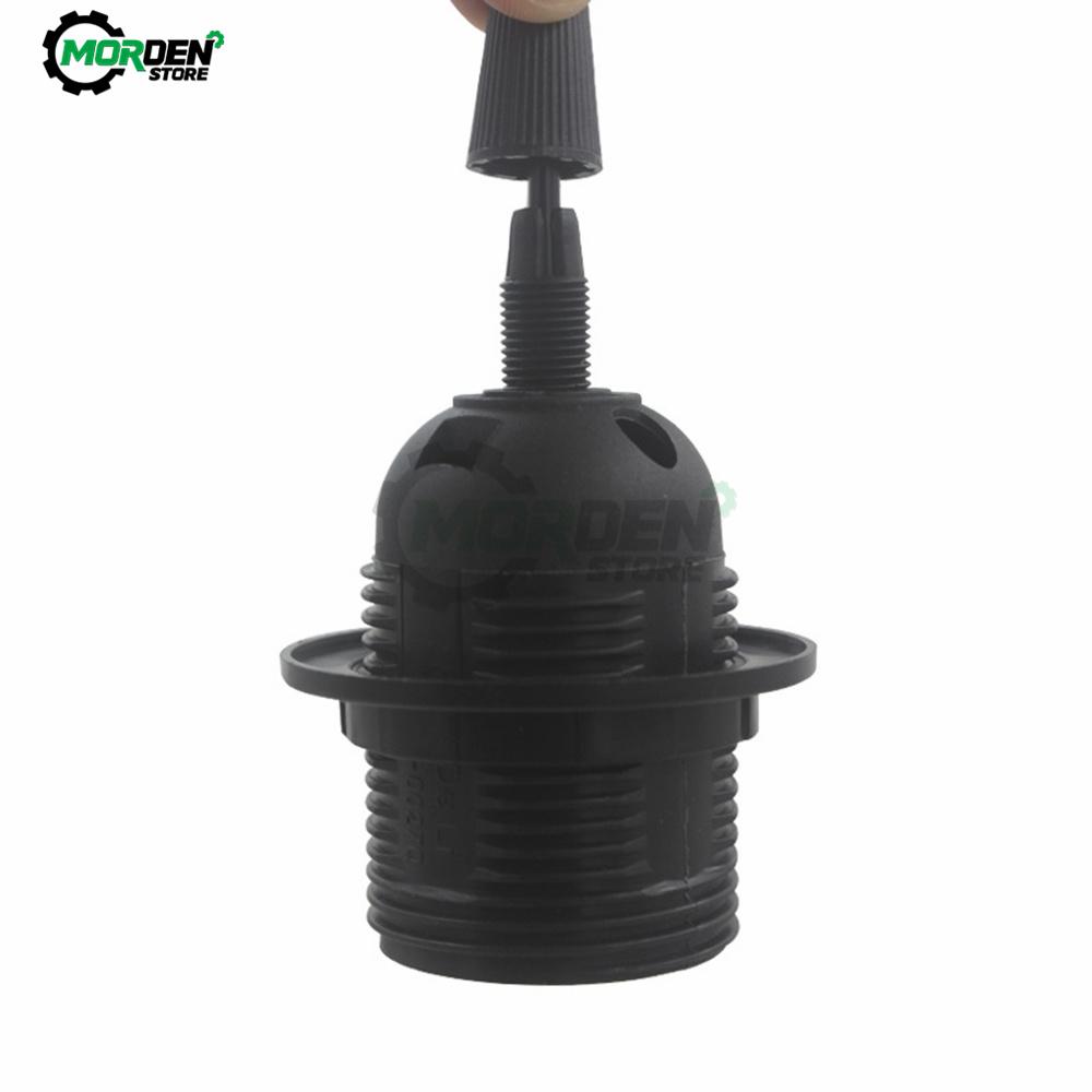 EU US Plug 1.8m Power Cord Cables E17 Full Teeth Lamp Base Holder With Switch Wire For Pendant Led Bulbs Fixture Hang lamp
