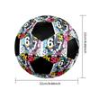 Six and Seventeen Indoor Soccer Ball Colorful Machine Stitched PVC Size 5 Team Training Competition Ready Durable High-Bounce Cool Sports Gift