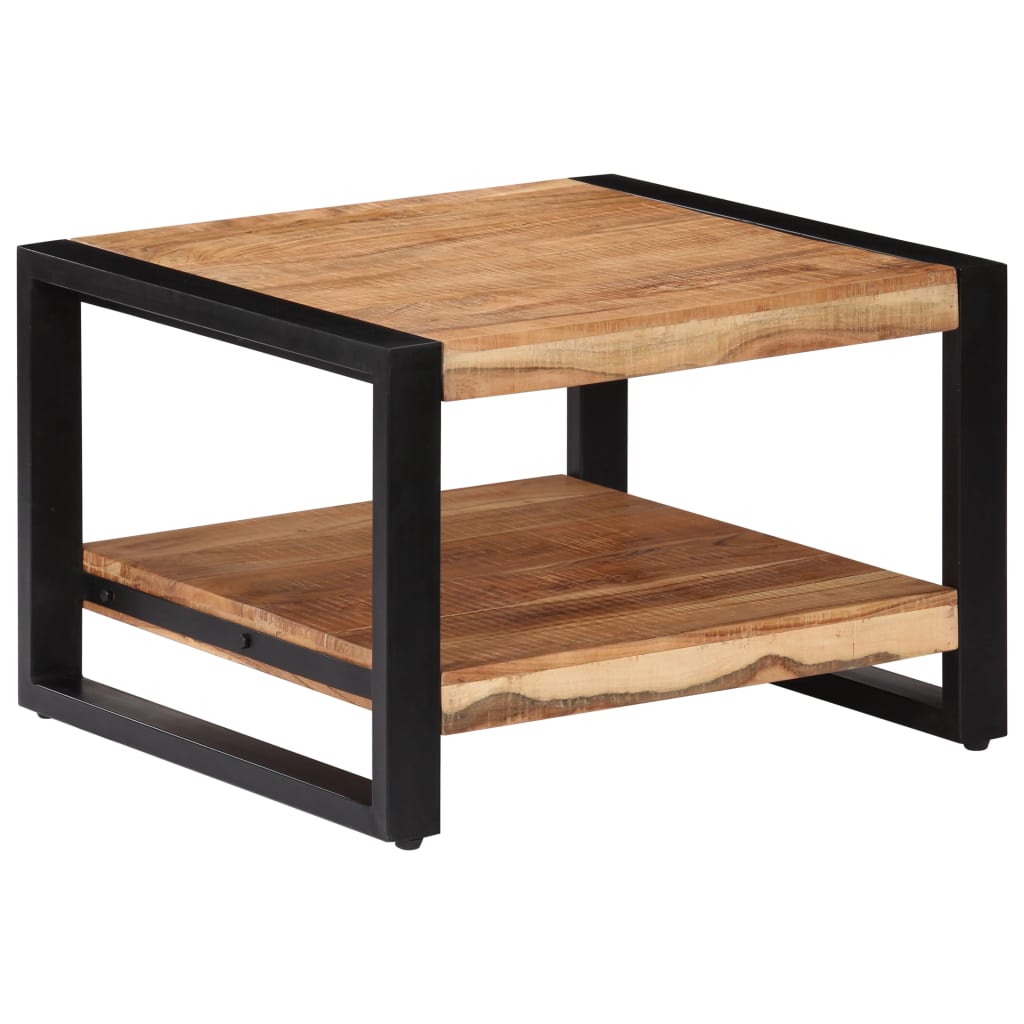 Coffee Table 60 X 60 X 40 Cm Solid Acacia Wood