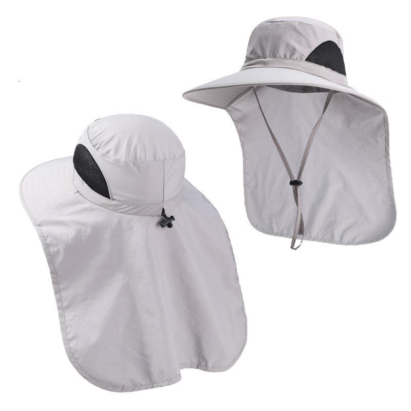 Bucket Hat Breathable Sunshade Sun Protection Hat Men and Women Plus Brim Sun Hat Outdoor Quick Drying Mountaineering Fishing Hat
