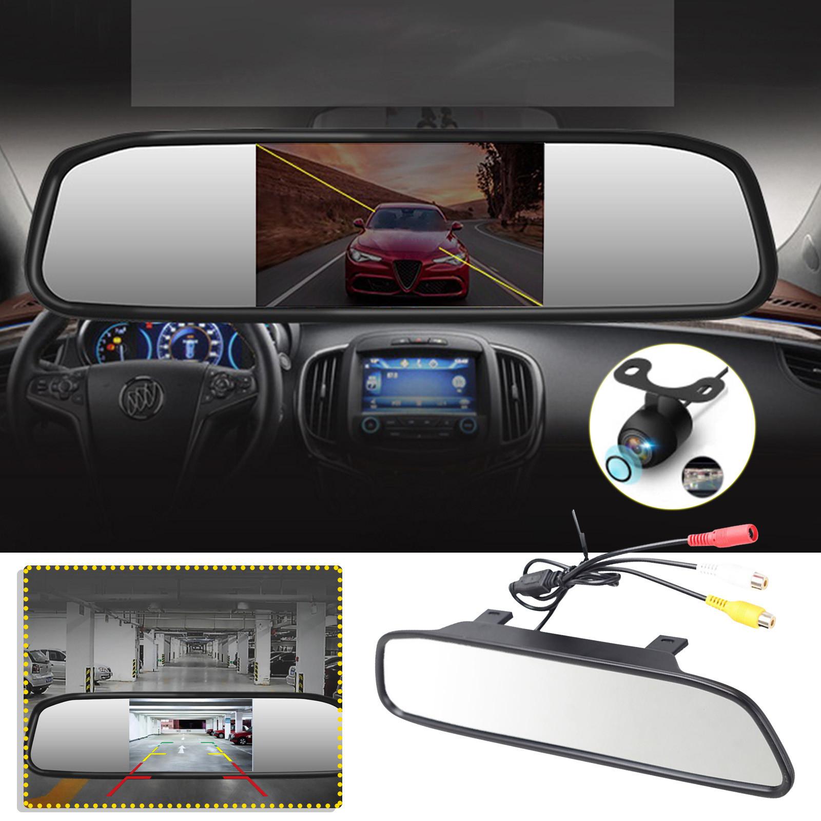 

HD 4,3-дюймовий бортовий дисплей Двосторонній аудіо/відео реверсивний цифровий РК-екран B чорний