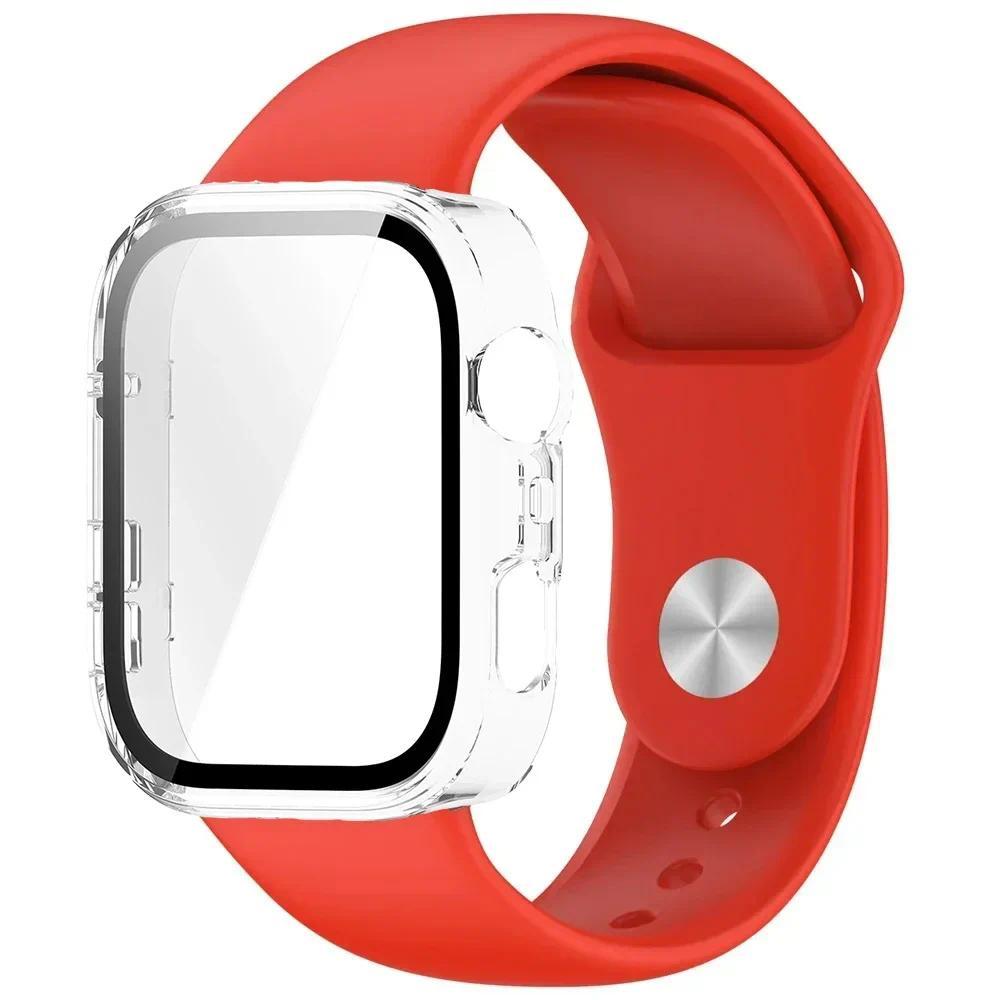 For Huawei Watch Fit 3 Fit 4 Fit 4 Pro PC Case With Silicone Strap Sports Wristband Integrated Protective Cover Replacement Set