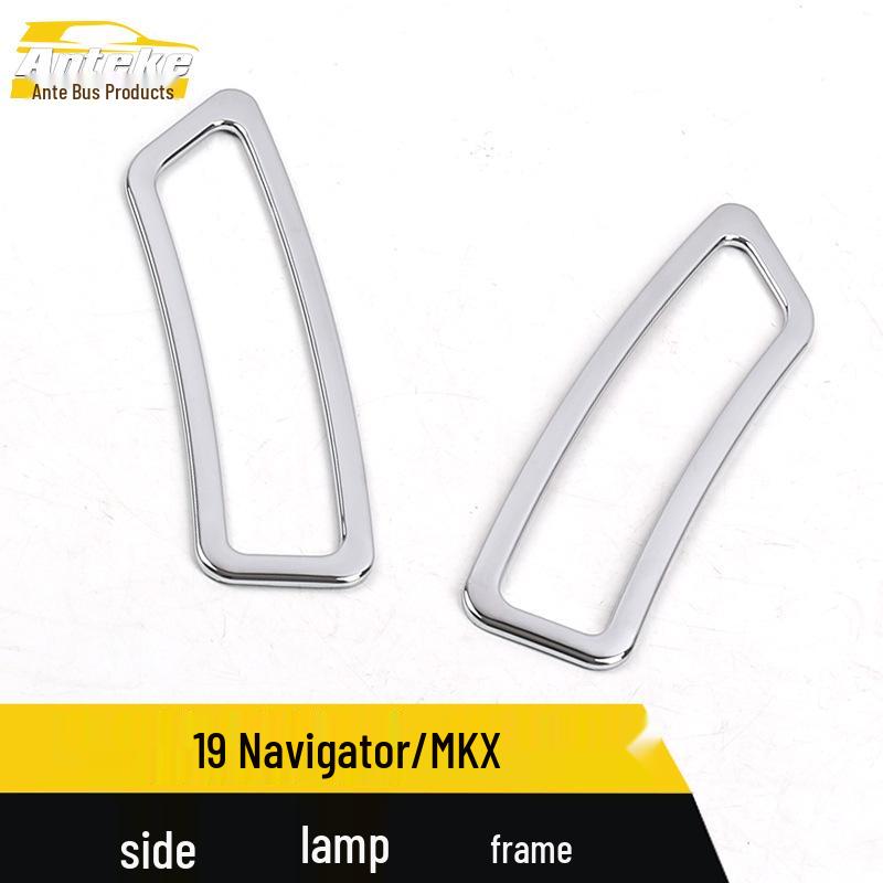 Fits 19 Navigator/MKX Models: Electroplated Lampshade Sequin Side Light Decorative Frame Car Accessory