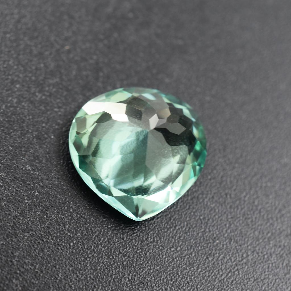 Bluish Green Sapphire Natural 10.05 Ct Pear Certified Beautiful Gemstone