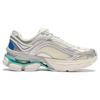 Li Ning Aurora RENEW Cushioning Slip Resistant Abrasion Resistant Low top Casual Shoes Women's Silver White AGCU044-5