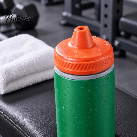 Reusable Bottle Replacement Parts Flip Cap for 30oz/32oz Squeeze Sports Bottles, Leakproof Water Lid with Pressure Repair Relief Valve, Food