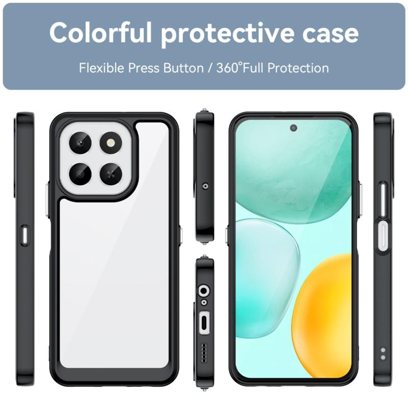 Für Honor X6C 4G Hülle für Honor X6C 4G Hülle Bumper Capa Para Stoßfest Transparent Silikon Rückseite für Honor X6C 4G