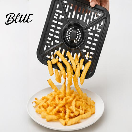 Nepřilnavá grilovací pánev Hliníková Tuk Jídlo Foodi Fritéza Vzduchová pro Ninja Pánev Odolný plech s Gumou Snadno čistit Pečicí podložka