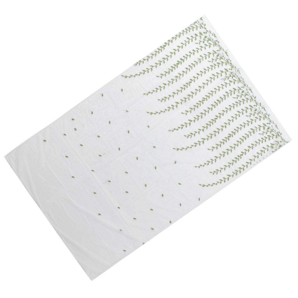 1x2.5m Green Willow Leaves Printed Modern Tulle Curtains Window Voile Curtain for Living Room Bedroom