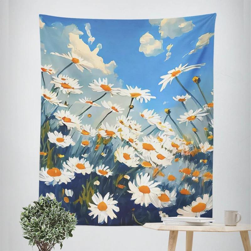 Oil Painting Landscape Beautiful Decorative Tapestry Home Wall Decoration Office Living Room Tapestry