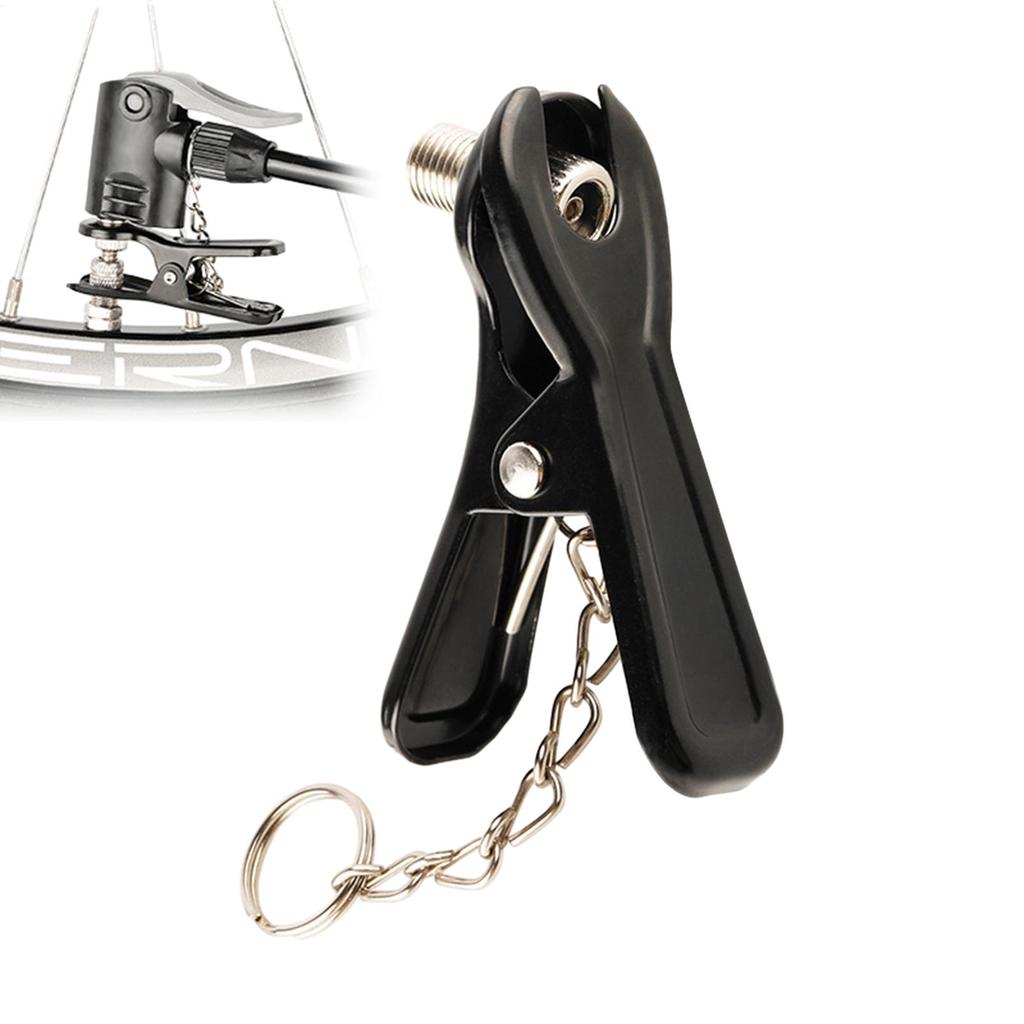 Tire Inflator Chuck Clip On Air Chuck Bicycle Pump Clip Air Compressor Nozzle Inflatable Tires Air Fittings Pump Accessories