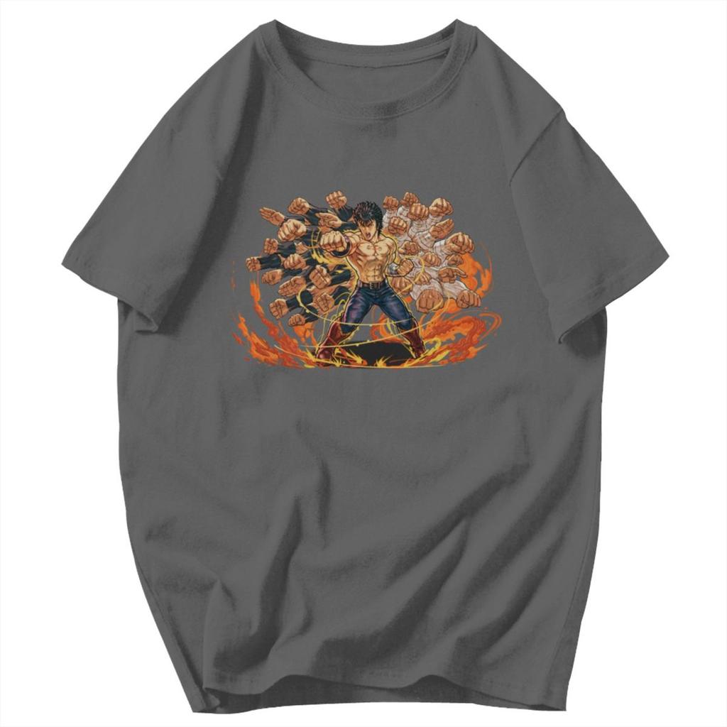 Men T Shirt Hyakuretsu Ken Kenshiro Fist Of The North Star Awesome Idea Y2K Graphic Customized Unisex Clothing T Shirts