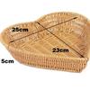 Woven Storage Basket Imitation Rattan Organizer Fruit Bread Container Home Kitchen Restaurant Display Tray Durable Multi-Use