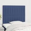 VidaXL Headboards 2 Pcs Blue 80x5x78-88 Cm Fabric 3116550