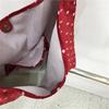 Seasonal Japanese & Korean Polka Dot Floral Tote Bag - Women's Shoulder Bag
