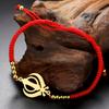 LIKGREAT Bracelets en Corde Réglables Sikhisme pour Femmes Hommes Acier Inoxydable Sikh Khanda Indien Pakistan Punjab Bijoux Religieux