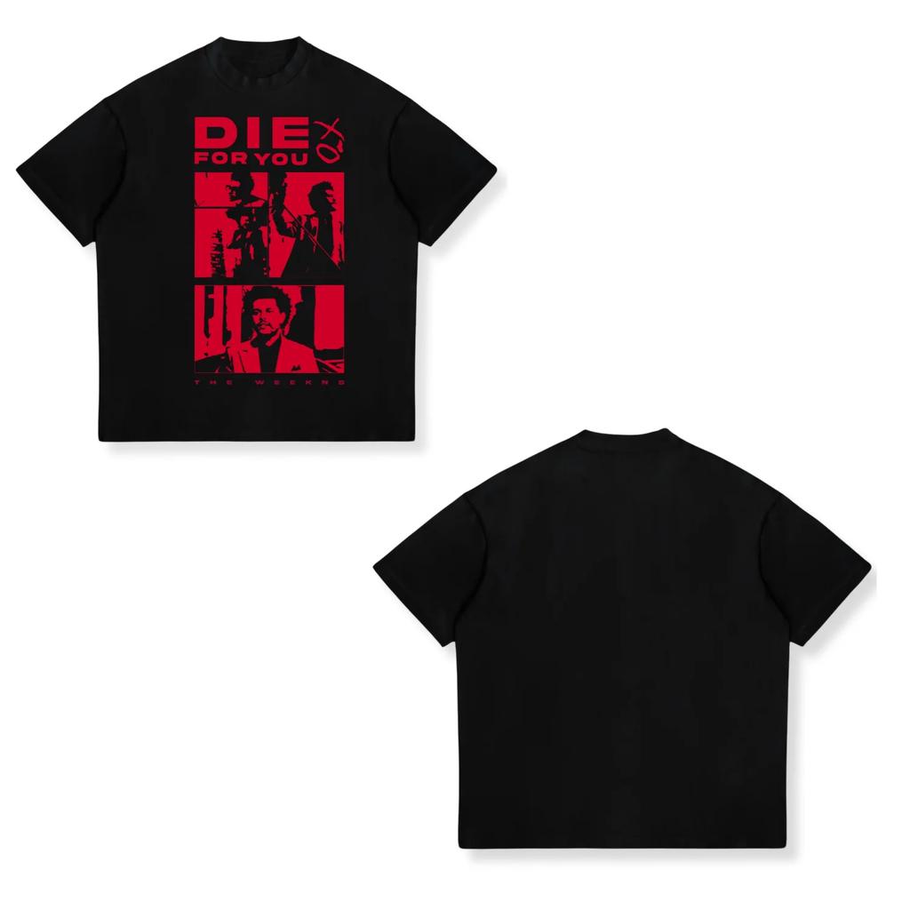 The Weeknd After Hours Til Dawn Europe 2026 Tshirts Unisex Women Fashion Hip Hop Style T Shirt Vintage Casual Short Sleeve Tshirt