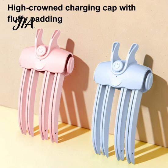 Gift for Women Hair Styling 2Pcs Heated Volume Clip, Electric Root Volumizer Crimper, 3 Minute Lifting Daily Tool Comb Flat Hair, Dual Temperature USB