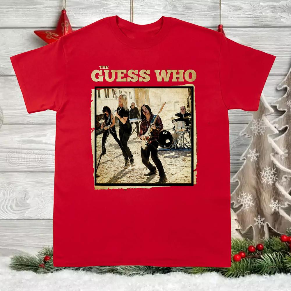 The Guess Who red  Full Size T-Shirt Unisex  SU190 Unisex T-Shirt XXXL