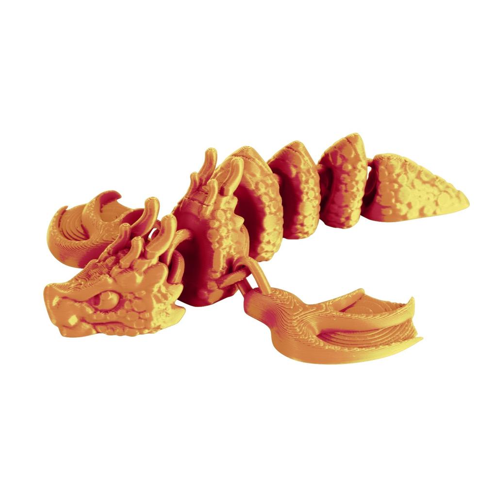 3D Printed Dragon 3D Printed Articulated MINIDragon  Crystal Dragon Toy Adults Kids Toys Mystery Dragon