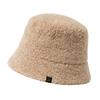 SIGGI Bucket Capelin Solid Cold Gift Idea Women's Hat, Hat, Wool, Thick, Casual, Slimming, Weather, Cycling, Fall/Winter, (M, Camel)