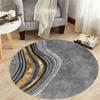 Crystal Velvet Simple Round Floor Living Room Bedroom Office Sofa Carpet Washable Dirt-resistant Non-slip Floor Cushion