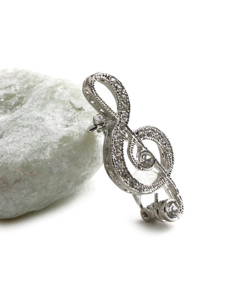 Shoveoff Sve-#903 Treble Clef Brooch