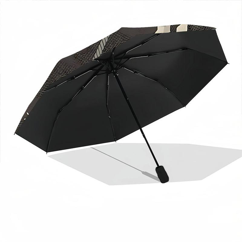 1pc Horse Pattern Fashionable Automatic Opening/Closing Folding Umbrella with 8 Bones, Windproof Portable, Daily Use020