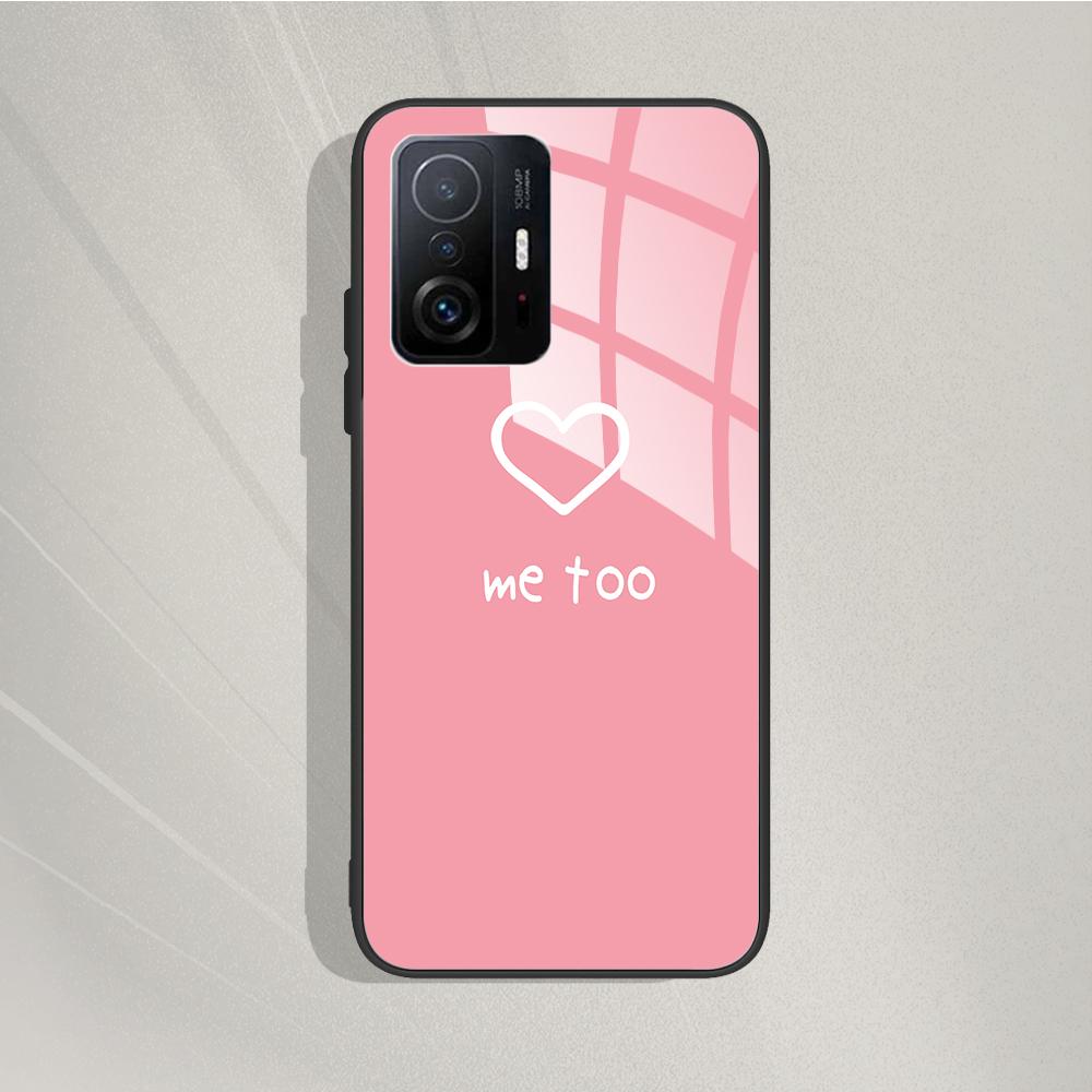 For Xiaomi 11T Pro 11T Case Fashion Tempered Glass Case Back Cover Fundas For Xiaomi 11T Pro 11T Phone Cases 11T Pro 11 T Capa