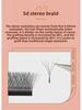FADVAN Clover 5D False Eyelashes, 0.07 Soft, Non-Loose Root, Ideal for Beauty Shops.