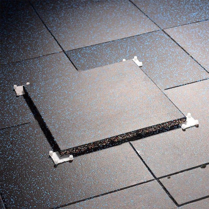 Interlocking Composite Rubber Gym Floor Mat
