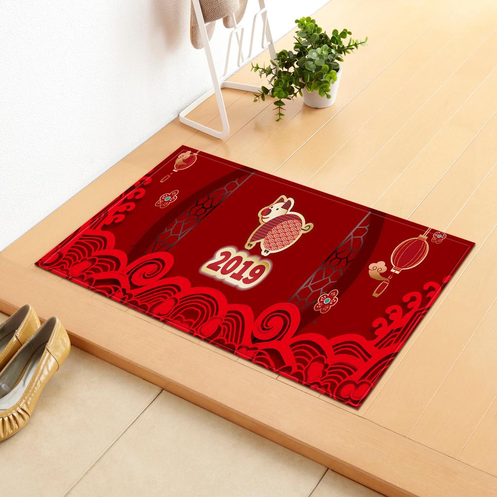 Year Of The Pig Door Mat Bathroom Floor Mat Kitchen Living Room Carpet